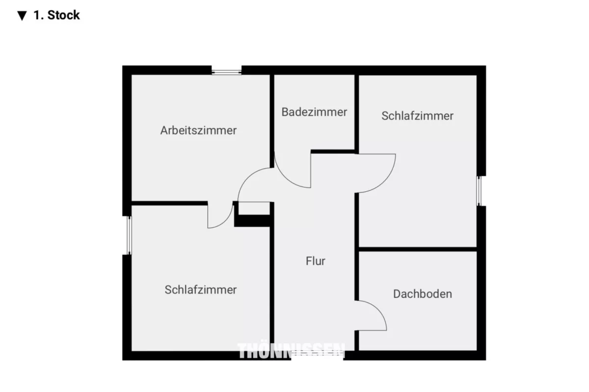 Grundriss Obergeschoss