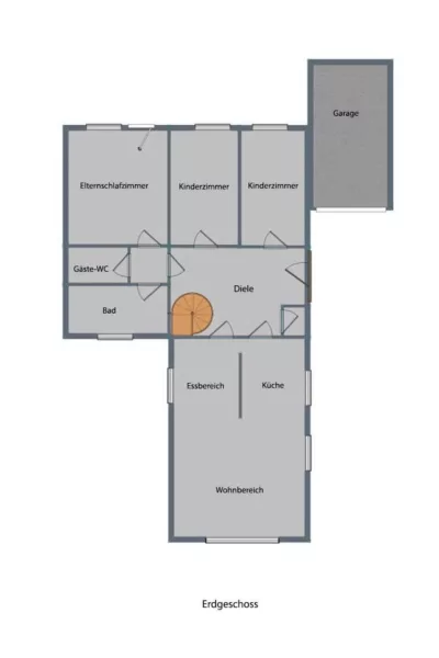 Barrierearmer Bungalow mit viel Wohnkomfort und schönem Gartenblick in Heinsberg-Karken - Grundriss-EG (6729)