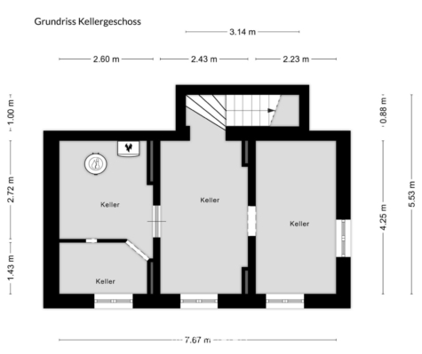 Grundriss Kellergeschoss
