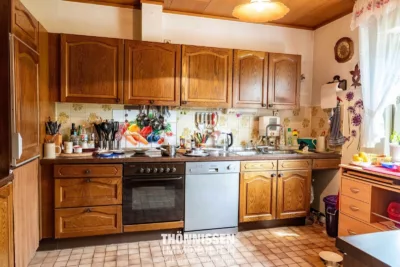 Bungalow mit Potenzial in ruhiger Waldrandlage von Selfkant-Schalbruch - Küche (6470)